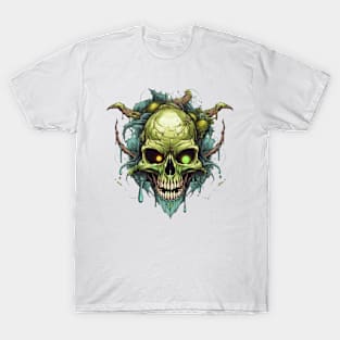 spooky skull demon T-Shirt